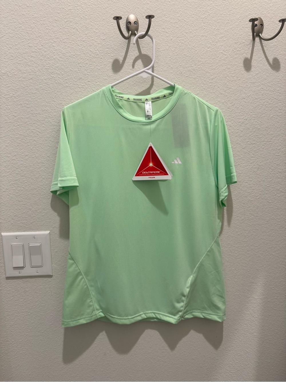 Adidas Women’s Light Green Athletic Tee